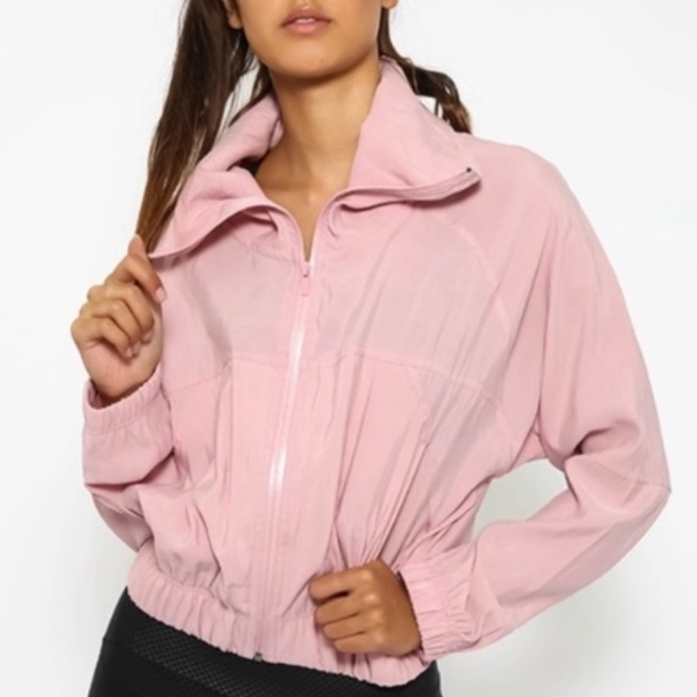 Onzie Funnel Neck Athletic Zip Up Jacket